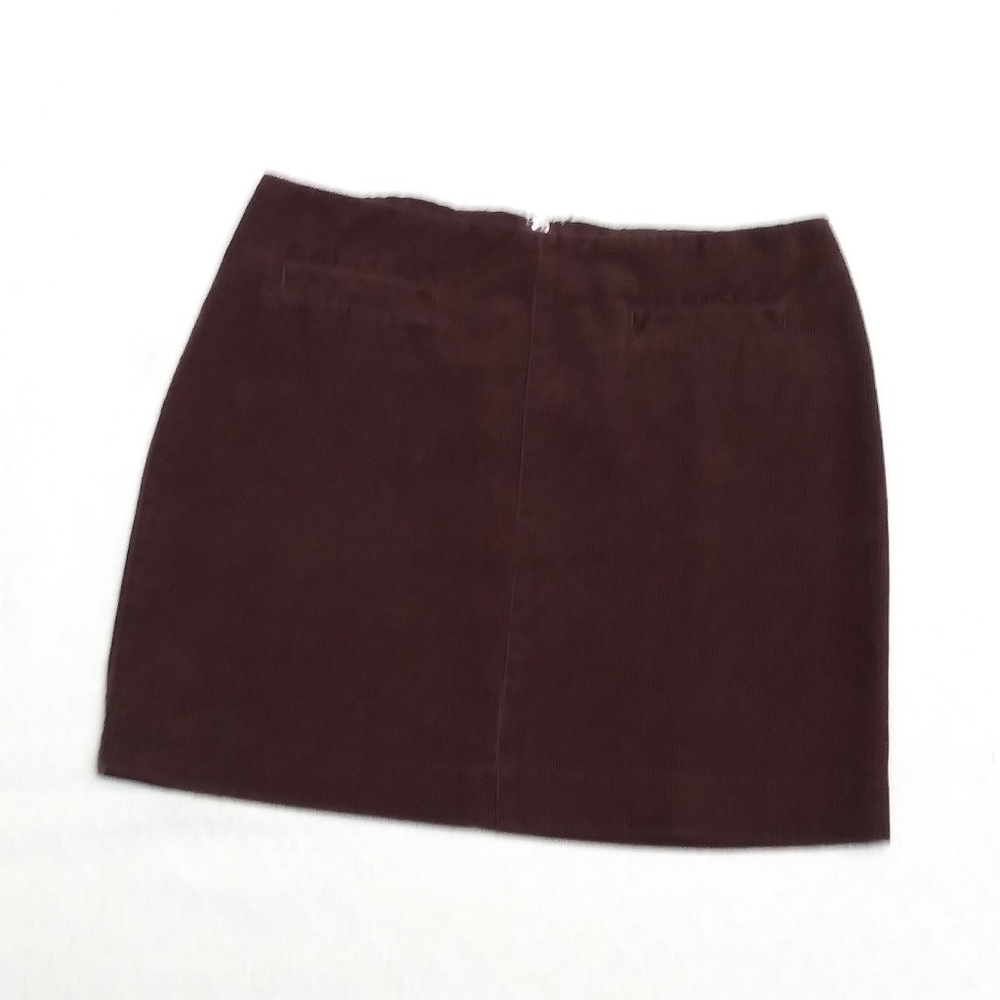 Old Navy Brown Corduroy Mini Skirt Size 4 - Picture 2 of 7